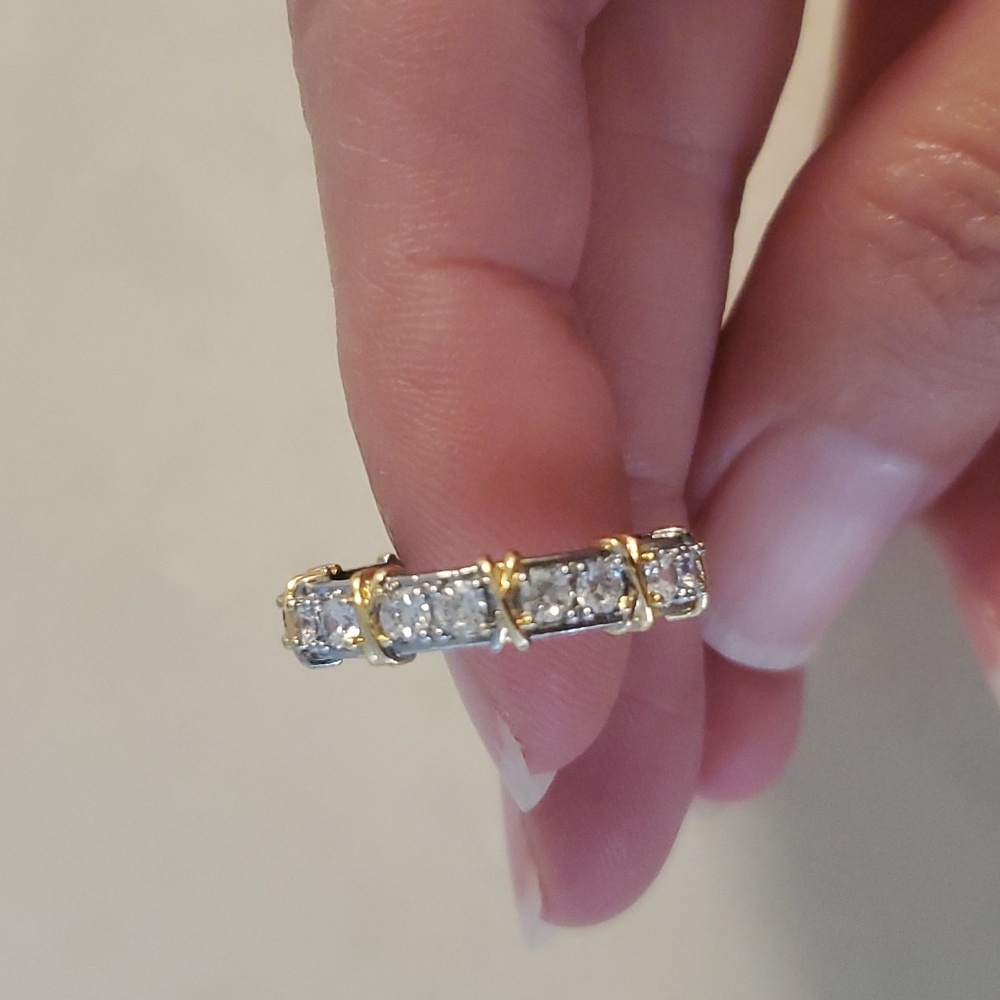Brand New Women's 2  ring,  wedding ring Engagement jewelry - Picture 4 of 6